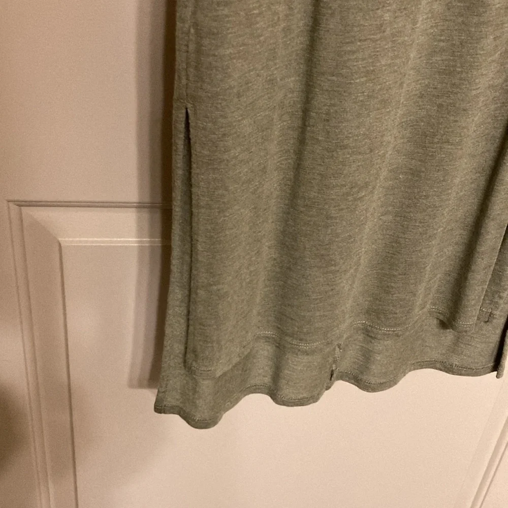 Madewell Green Crew Neck T-Shirt Dress- Size XS - Picture 2 of 5